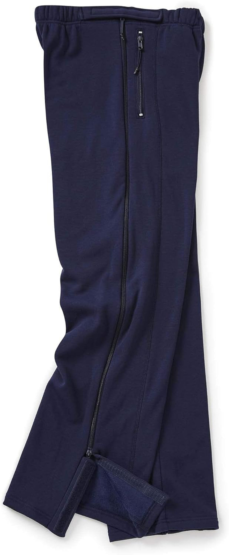 Men'S Adaptive Tearaway Pants with Pockets Side Zip - Navy MED