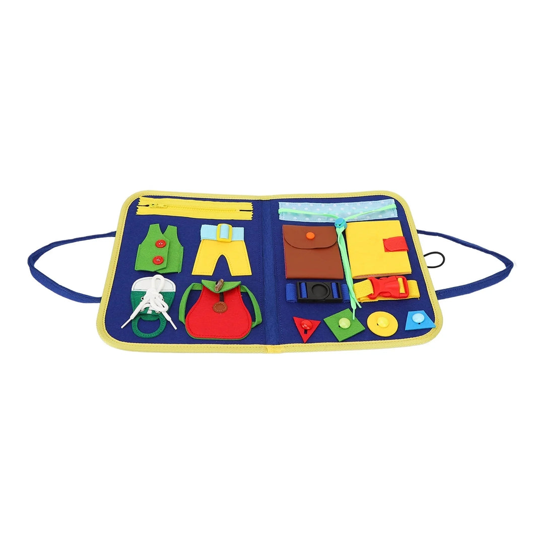 P4TC Fidget Blanket – Sensory Activity Lap Blanket for Dementia, Alzheimer’s & Anxiety Relief | Improves Finger Dexterity, Great for Travel