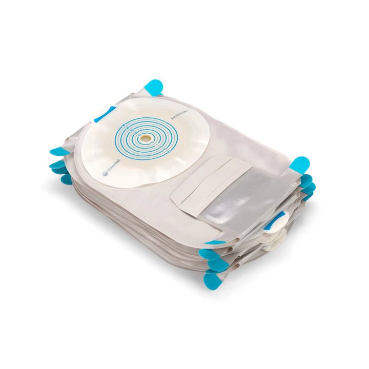 (3 Pack) Sensura Mio Ostomy Pouch Drainable 3/8 to 2-1/8 Inch Stoma 11 Inch Length, Maxi 1Pc System Opaque Gray 10471, 10 Ct