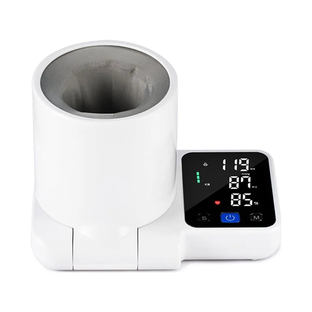 P4TC Digital Arm Blood Pressure Monitor – LED Display, Voice Broadcast, 99x2 Memory | For Home Use, Elderly & Disabled