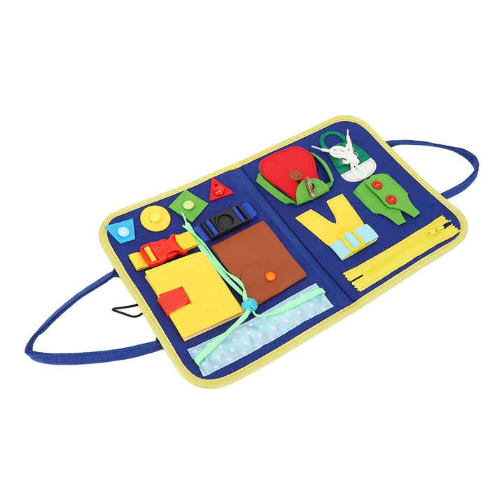 P4TC Fidget Blanket – Sensory Activity Lap Blanket for Dementia, Alzheimer’s & Anxiety Relief | Improves Finger Dexterity, Great for Travel