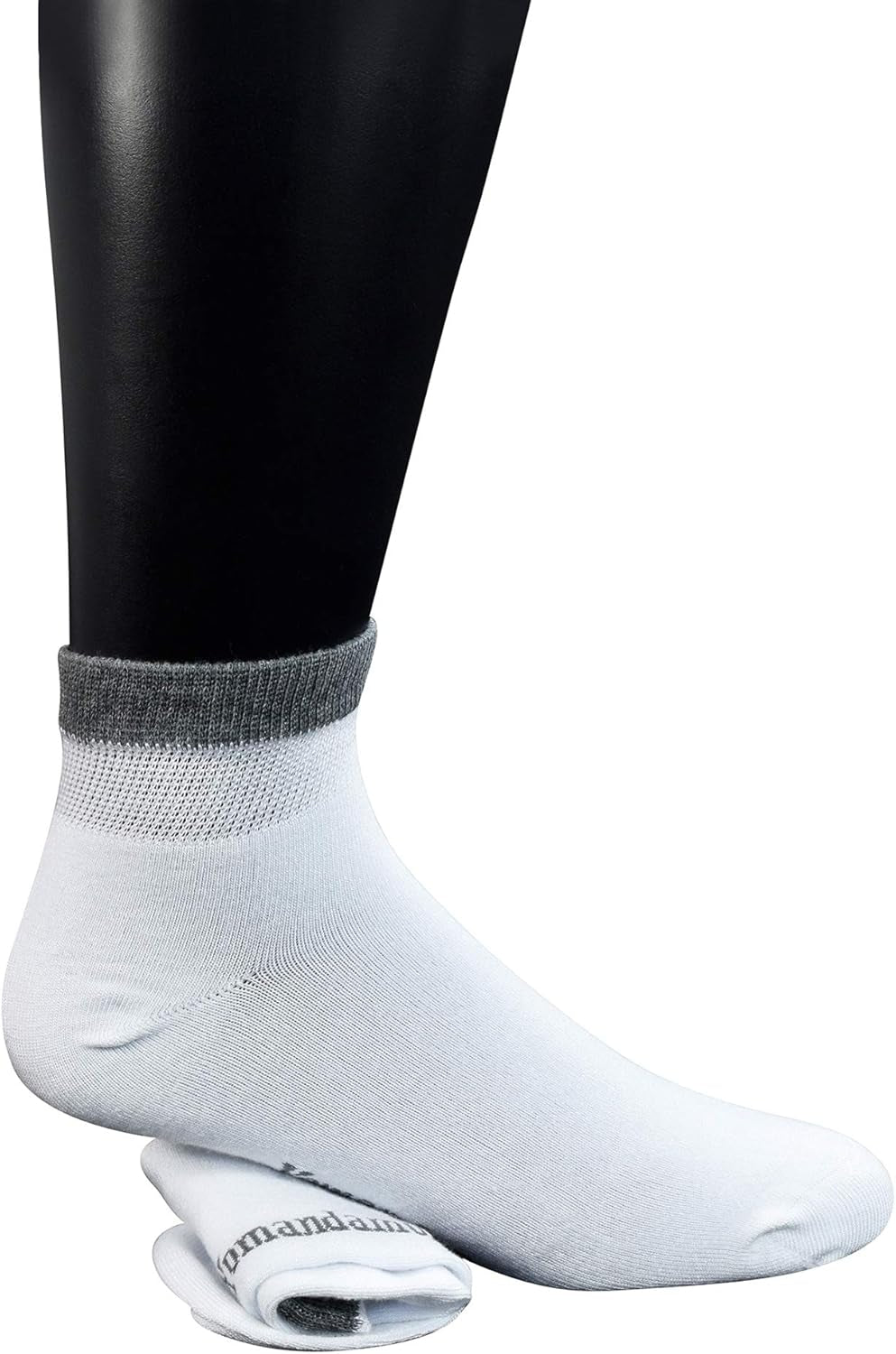 Men'S Diabetic Ankle Socks with Seamless Toe and Non-Binding Top,6 Pairs L Size(10-13)