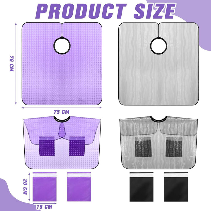 2 Pcs Waterproof Post Surgery Shower Capes Post Mastectomy Must Haves Garment for Mastectomy Chest Shoulder Surgery Recovery Shower Protection