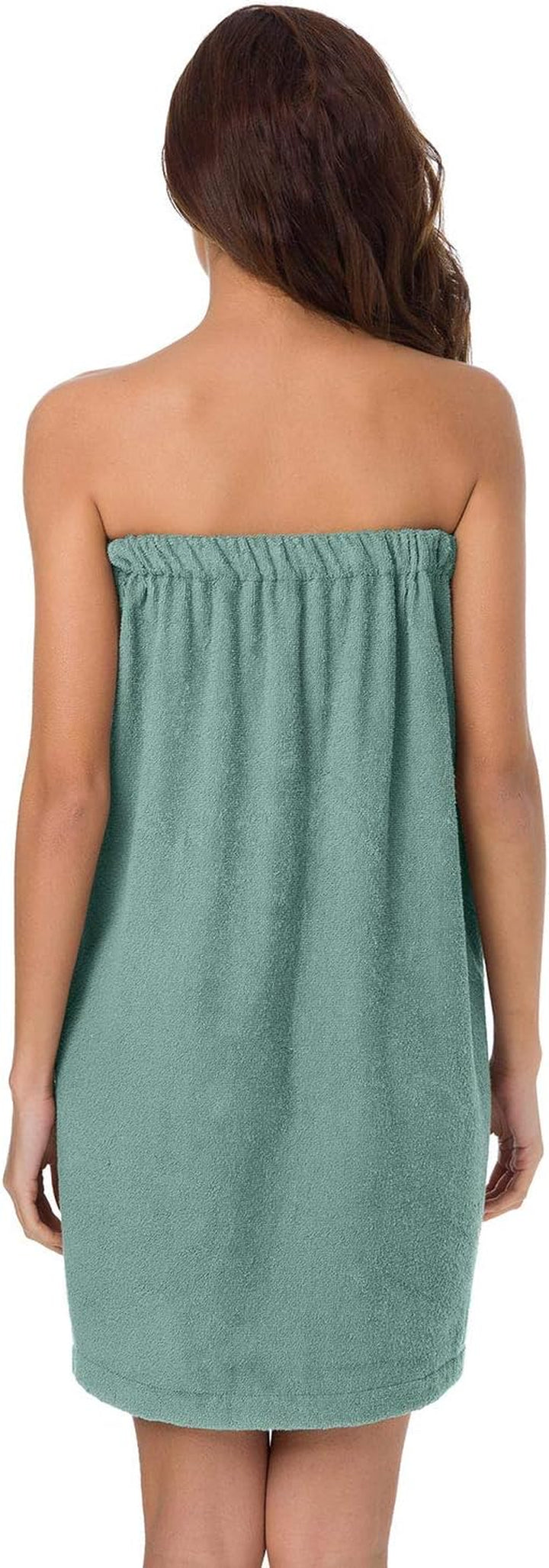 Bath Shower Wrap for Women Body Towel Wraps Spa Gym Pool Travel Bath Towels with Adjustable Closure & Pockets