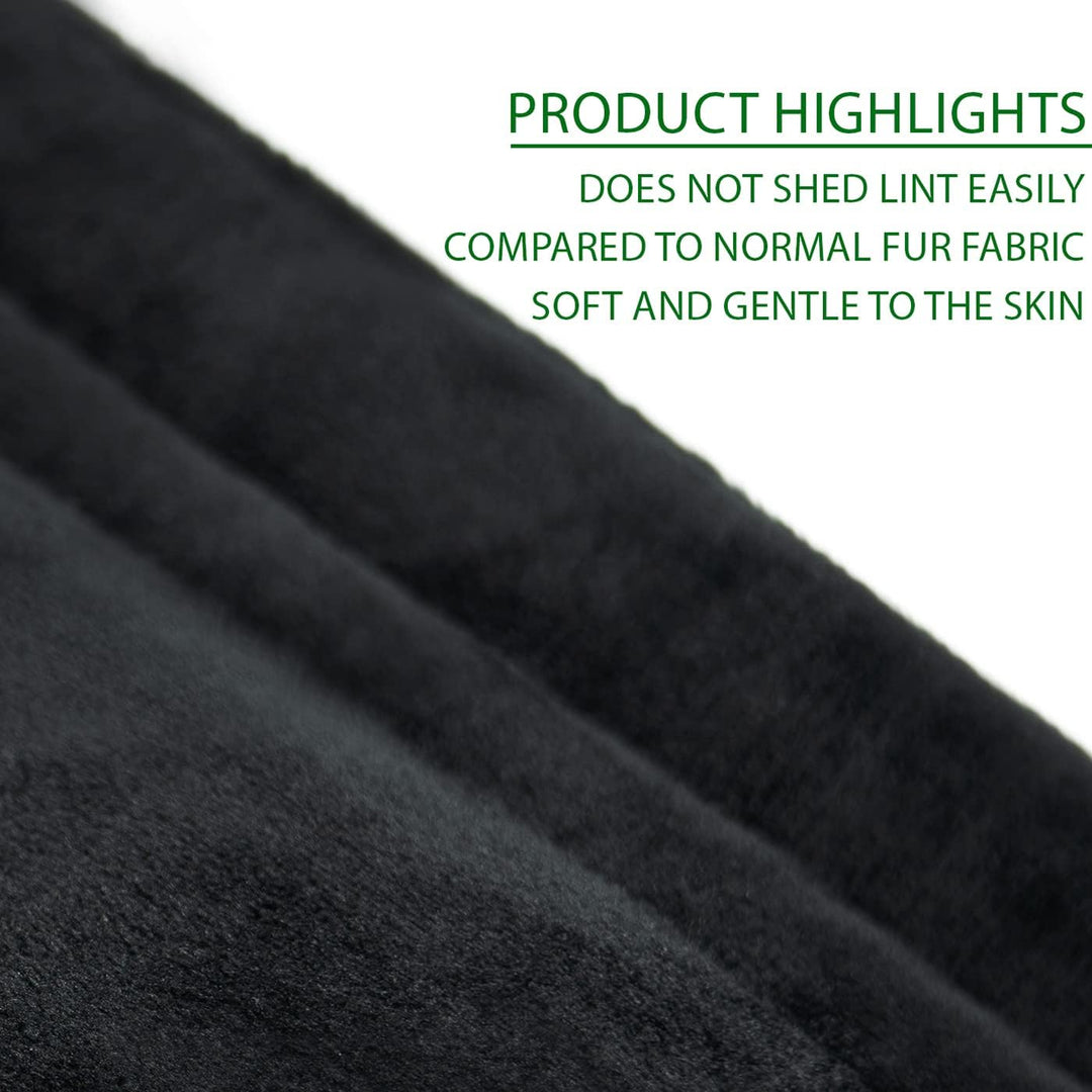 Wheelchair Armrest Pads for Sore Relief - Comfortable Self-Adhesive Foam Cushion Padding for Long-Lasting Use - Padded Wheelchair Arm Rest Covers Suitable for Wheelchairs & Crutches (Black)