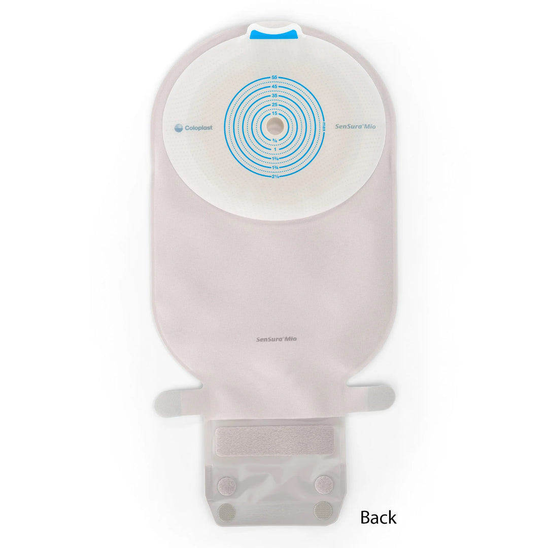 (3 Pack) Sensura Mio Ostomy Pouch Drainable 3/8 to 2-1/8 Inch Stoma 11 Inch Length, Maxi 1Pc System Opaque Gray 10471, 10 Ct