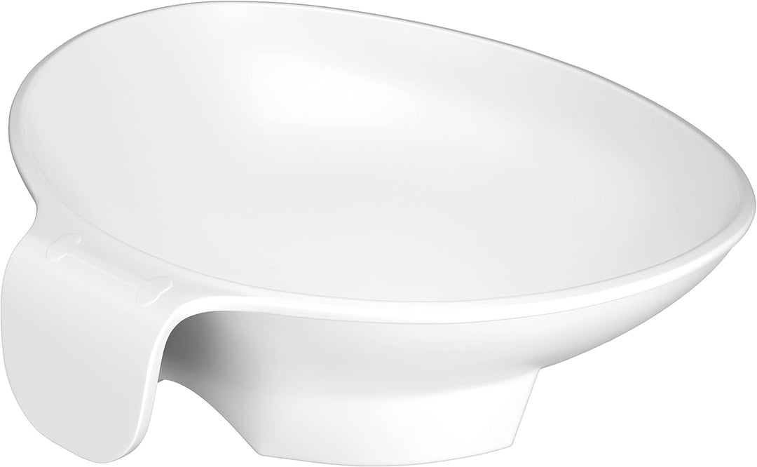 Revolutionary Adaptive Scoop Plate with Handle - Non-Skid Melamine Bowl for Effortless Dining for Seniors and Disabled Adults with Tremors, Arthritis, or Parkinson's - 6 Inch, Spill-Proof Design