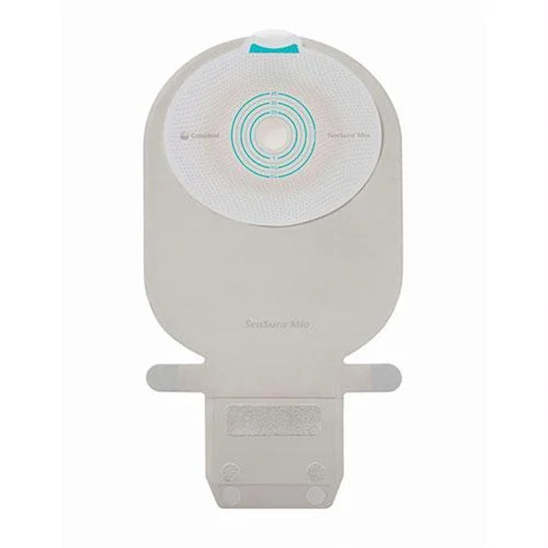 (3 Pack) Sensura Mio Ostomy Pouch Drainable 3/8 to 2-1/8 Inch Stoma 11 Inch Length, Maxi 1Pc System Opaque Gray 10471, 10 Ct