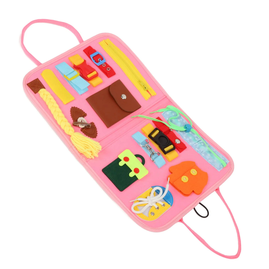 P4TC Fidget Blanket – Sensory Activity Mat for Alzheimer’s, Dementia & Anxiety Relief | A Calming & Educational Aid 