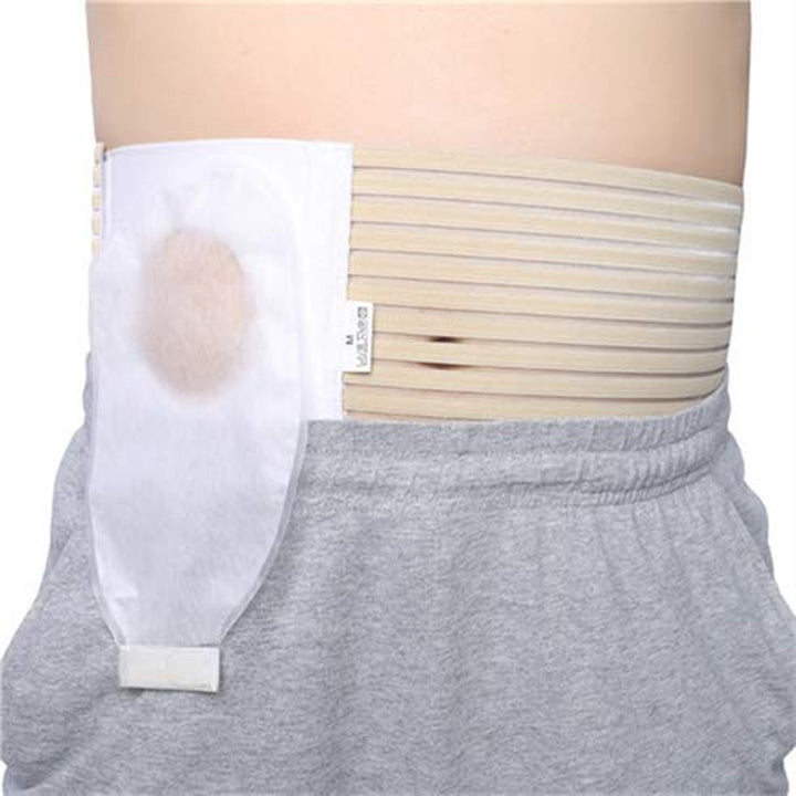 Ostomy Belt Colostomy Belt (Hole 3.14") Medical Stoma Support Ostomy Hernia Belt Ostomy Hernia Belt Stomach Truss Binder with Compression Support (XL: 45.28''-49.21'')