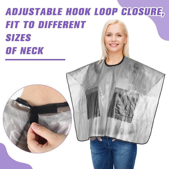 2 Pcs Waterproof Post Surgery Shower Capes Post Mastectomy Must Haves Garment for Mastectomy Chest Shoulder Surgery Recovery Shower Protection