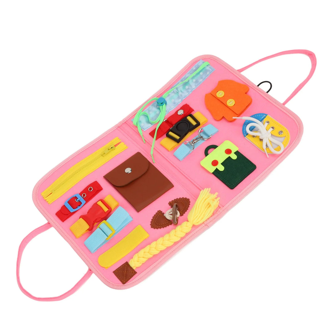 P4TC Fidget Blanket – Sensory Activity Mat for Alzheimer’s, Dementia & Anxiety Relief | A Calming & Educational Aid 