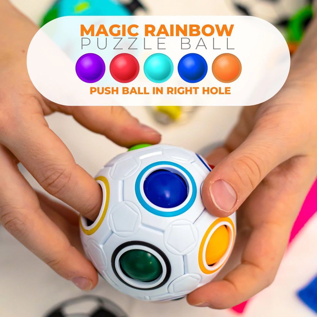 Fidget Toys for Adults and Kids – 9Pcs Set of Fidgets and Sensory Toys for Adults – Premium Small Fidget Toy Pack with Fidget Pad, Flippy Chain, Magnetic Ring - Stress Relief Toy Pack