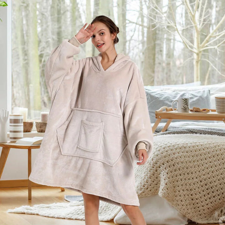 Wearable Blanket Hoodie, Oversized Blanket Hoodie Sweatshirt for Adults Women Men