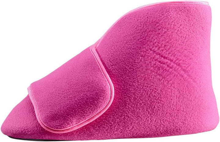 P4TC – Extra Wide Fleece Diabetic Bootie Slippers | Soft, Non-Slip Comfort for Seniors & Adults with Disabilities

