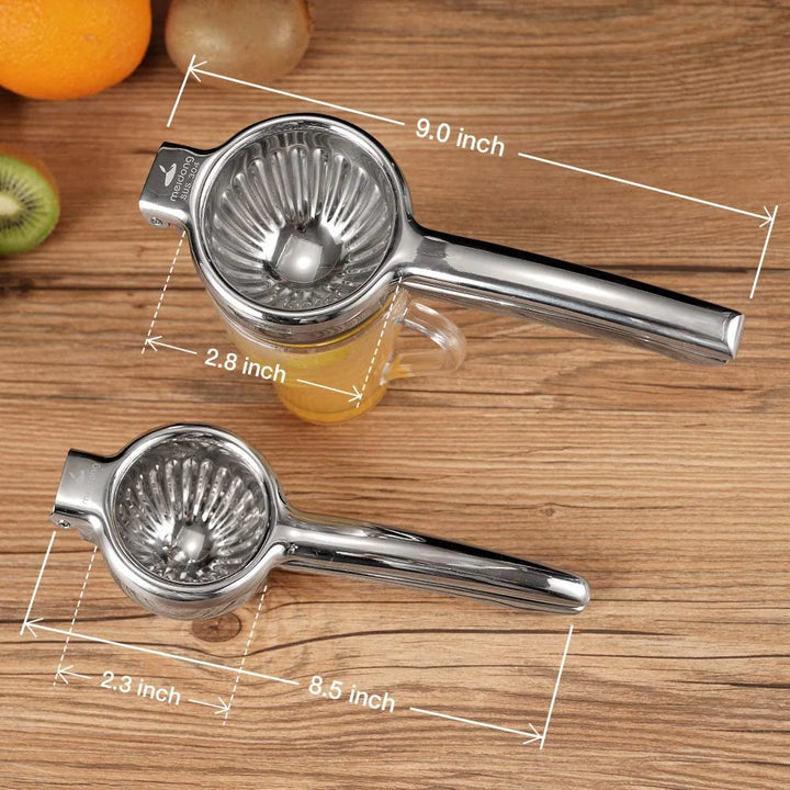 Lemon Squeezer Stainless Steel Hand Press Juicer Manual Citrus for Juicing Lemon ＆ Limes