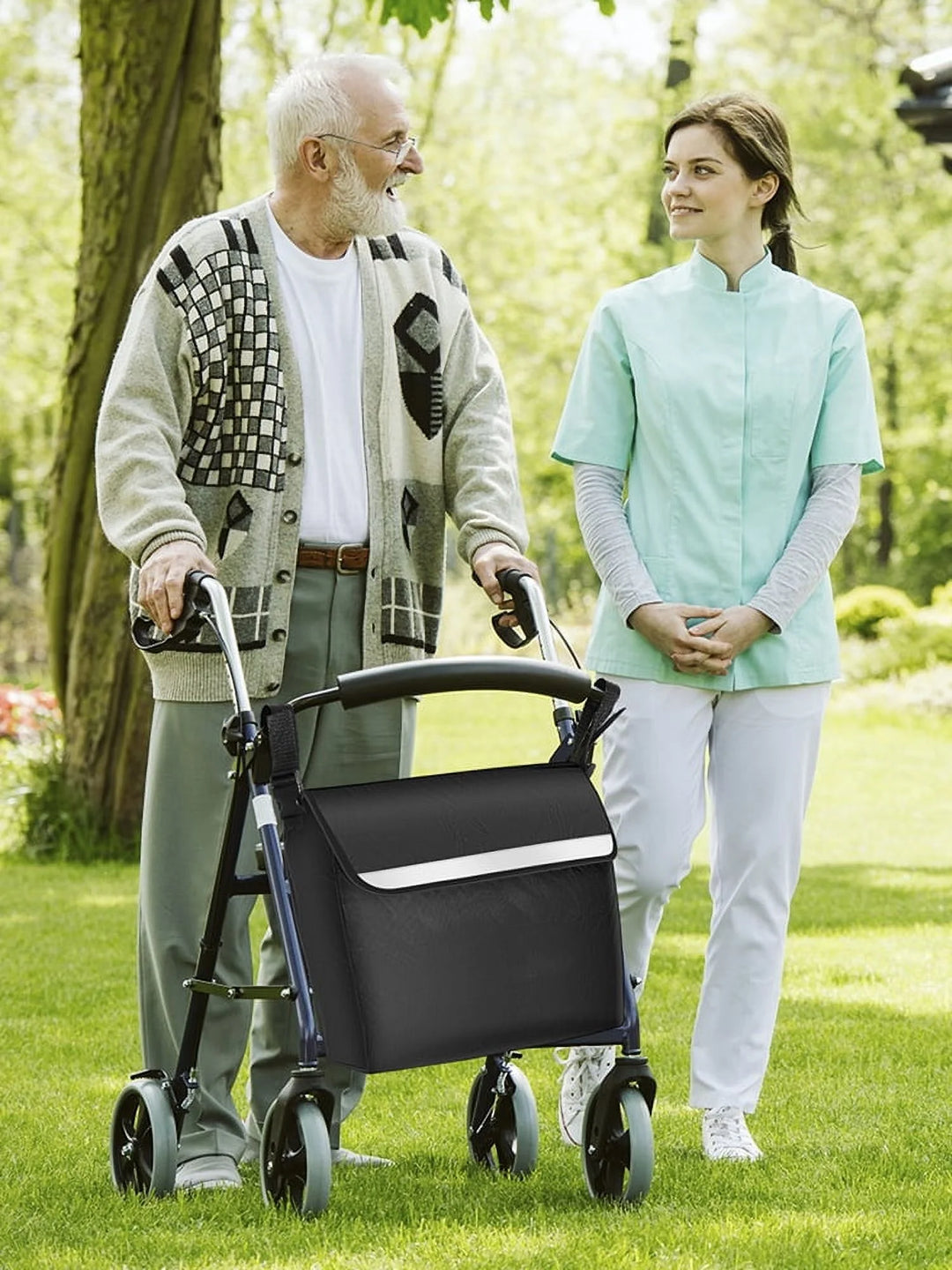 Wheelchair Backpack Bag, Wheelchair Pouch, Backpack for Wheelchair Users, Wheelchair Bags to Hang on Back, Wheelchair Accessories Bag