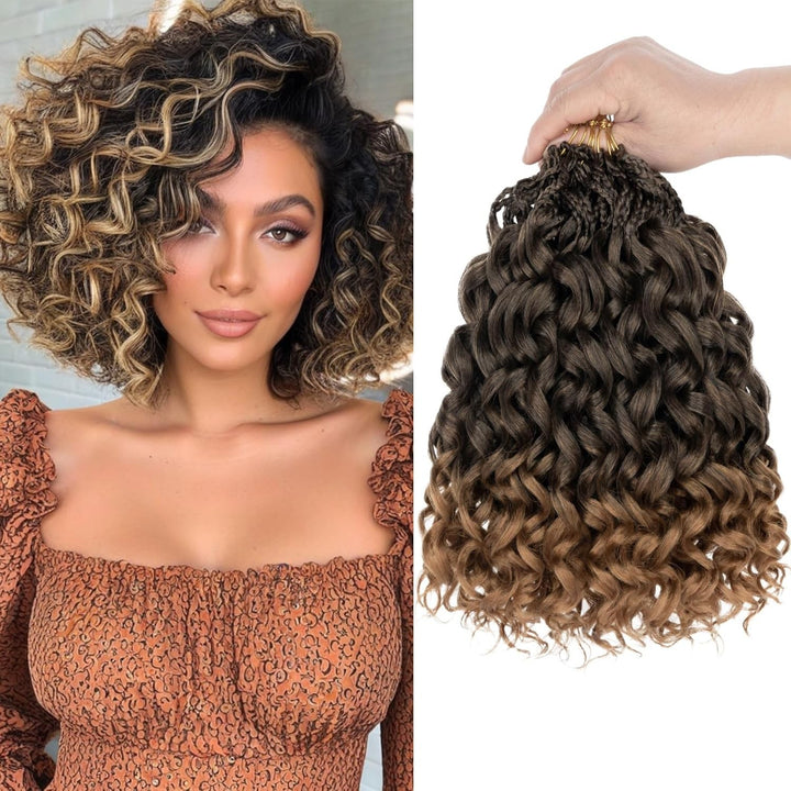 P4TC | 10-Inch Gogo Curl Crochet Hair – Easy-Install Deep Wave