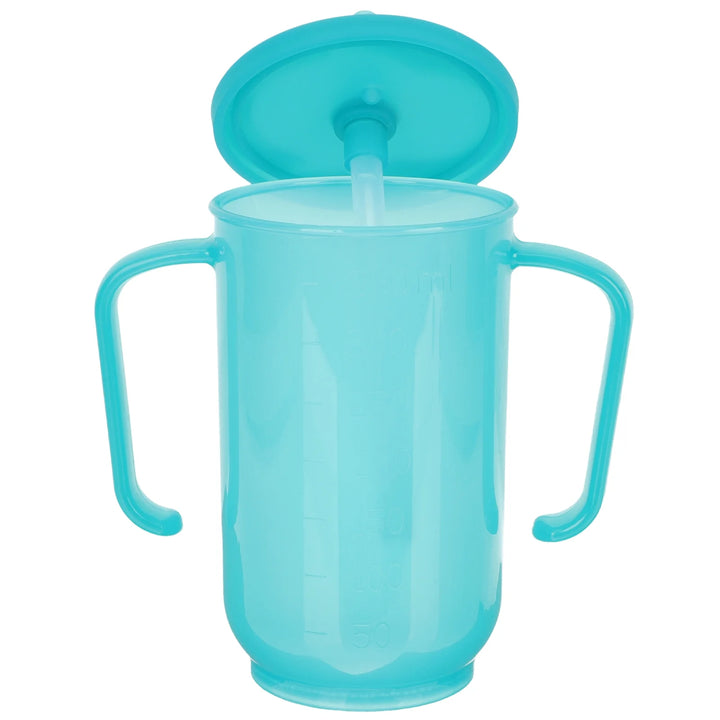 P4TC Adult Sippy Cup – Spill-Proof Feeding Cup with Straw for Elderly, Disabled & Bedridden | Easy-Grip Convalescent Drinking Cup