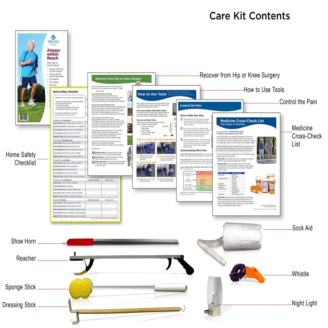 P4TC – Premium After Hip & Knee Surgery Care Kit