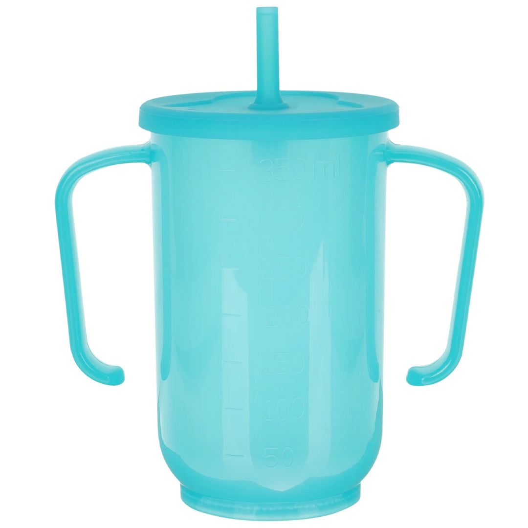 P4TC Adult Sippy Cup – Spill-Proof Feeding Cup with Straw for Elderly, Disabled & Bedridden | Easy-Grip Convalescent Drinking Cup