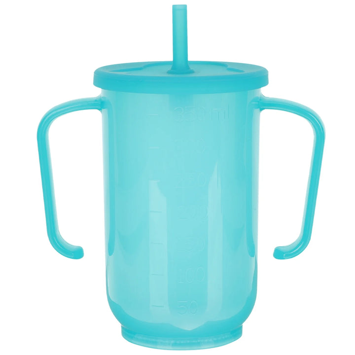 P4TC Adult Sippy Cup – Spill-Proof Feeding Cup with Straw for Elderly, Disabled & Bedridden | Easy-Grip Convalescent Drinking Cup