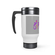 P4TC Stainless Steel Travel Mug with Handle, 14oz