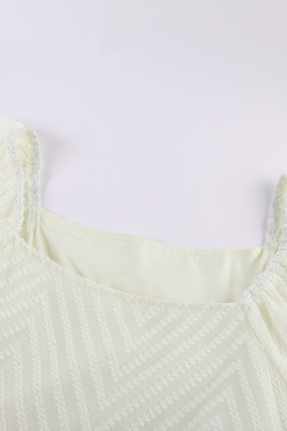 P4TC Square Neck Puff Sleeve Babydoll Mini Dress