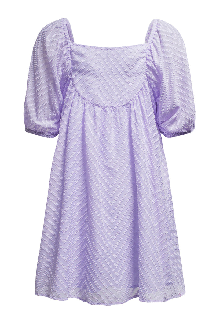 P4TC Square Neck Puff Sleeve Babydoll Mini Dress
