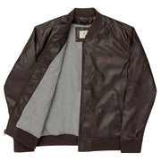 P4TC Leather Bomber Jacket