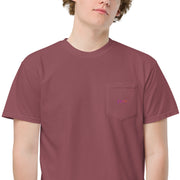 P4TC Unisex garment-dyed pocket t-shirt