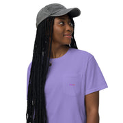 P4TC Unisex garment-dyed pocket t-shirt