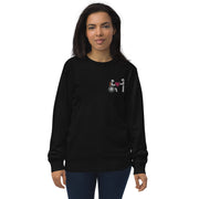 P4TC Unisex Organic Sweatshirt with Embroidered Icon