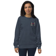 P4TC Unisex Organic Sweatshirt with Embroidered Icon