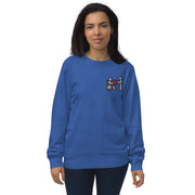 P4TC Unisex Organic Sweatshirt with Embroidered Icon